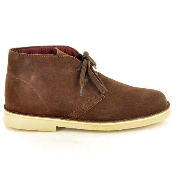BROWN LEATHER DESERT BOOTS - The Sole Box