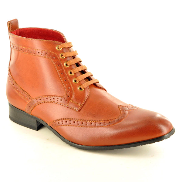 SMART ANKLE BOOTS IN TAN BROWN