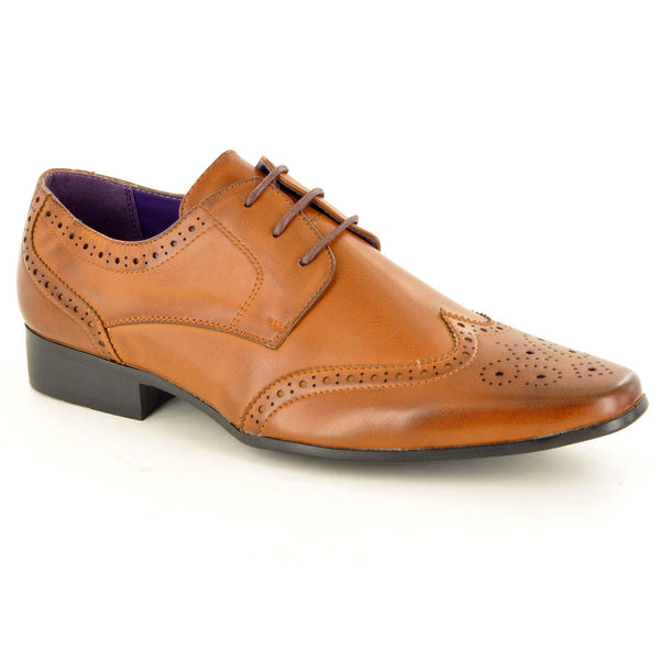 CLASSIC TAN BROWN LEATHER LINED BROGUES - The Sole Box