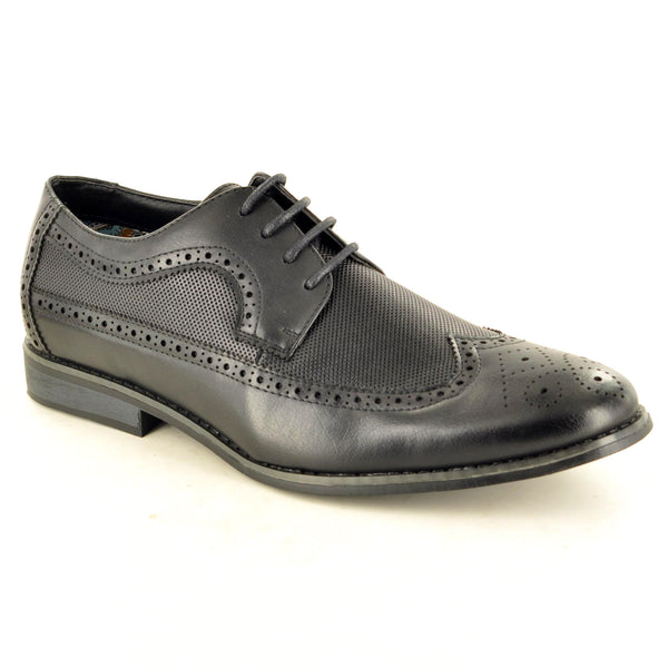 CLASSIC BLACK LACE UP BROGUES