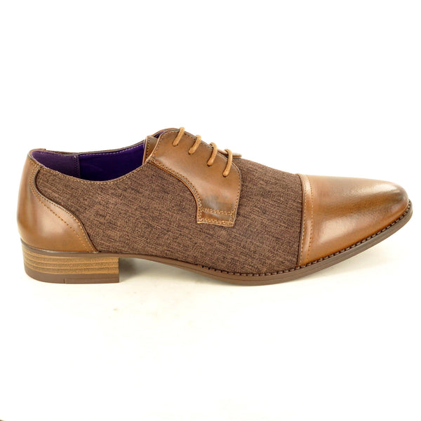 TWO TONE FORMAL SHOES IN BROWN - The Sole Box