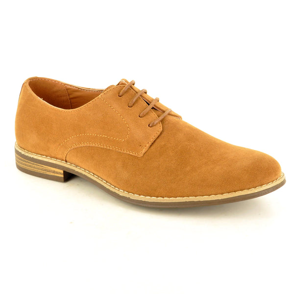TAN / CAMEL SUEDE OXFORD SHOES - The Sole Box