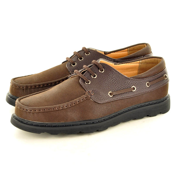 BOAT DECK SHOES IN BROWN - The Sole Box
